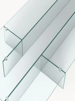 Mesa de centro grande de vidrio Anouk, 160 cm