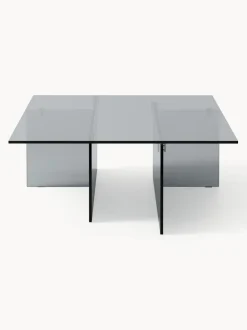 Mesa de centro grande de vidrio Anouk, 160 cm