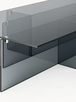 Mesa de centro grande de vidrio Anouk, 160 cm