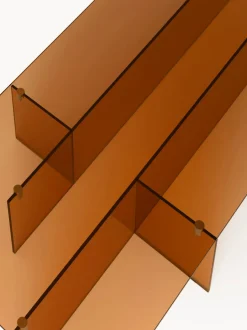 Mesa de centro grande de vidrio Anouk, 160 cm