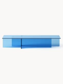 Mesa de centro grande de vidrio Anouk, 160 cm