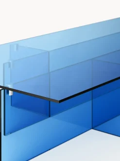 Mesa de centro grande de vidrio Anouk, 160 cm