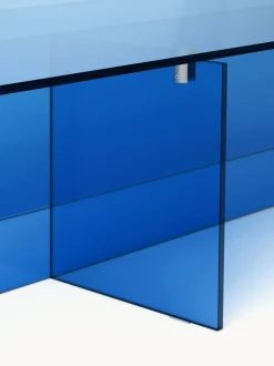 Mesa de centro grande de vidrio Anouk, 160 cm