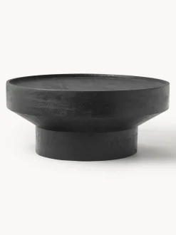 Mesa de centro redonda de madera de mango Benno