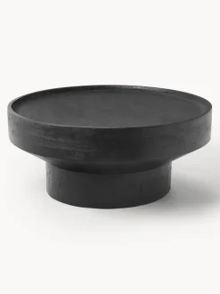 Mesa de centro redonda de madera de mango Benno
