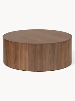 Mesa de centro redonda de madera Dan