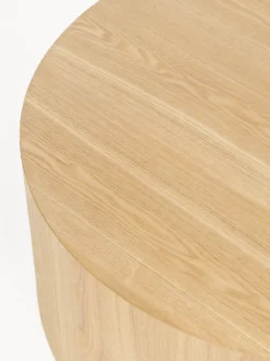 Mesa de centro redonda de madera Dan