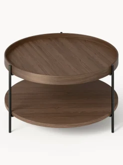 Mesa de centro redonda de madera Renee