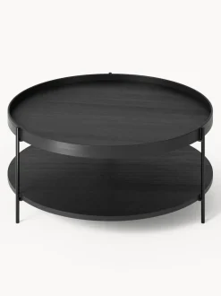 Mesa de centro redonda de madera Renee