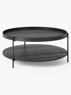 Mesa de centro redonda de madera Renee