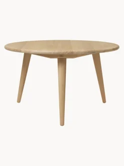 Mesa de centro redonda de madera de roble CH008