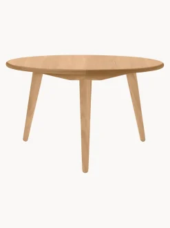 Mesa de centro redonda de madera de roble CH008