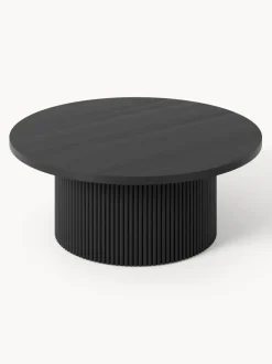 Mesa de centro redonda de madera Nele