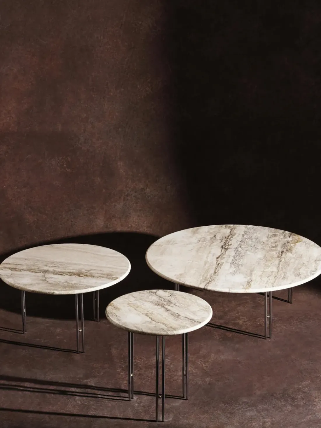 Mesa de centro redonda de mármol IOI, Ø 70 cm