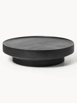 Mesa de centro redonda XL de madera de mango Benno