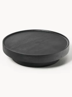 Mesa de centro redonda XL de madera de mango Benno