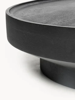 Mesa de centro redonda XL de madera de mango Benno