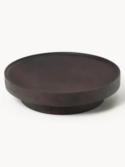 Mesa de centro redonda XL de madera de mango Benno