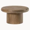 Mesa de centro rodonda de madera de mango Lopez, tamaños diferentes