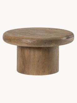 Mesa de centro rodonda de madera de mango Lopez, tamaños diferentes