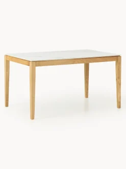 Mesa de comedor con tablero en aspecto mármol Jackson, tamaños diferentes