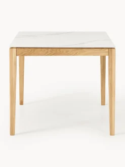 Mesa de comedor con tablero en aspecto mármol Jackson, tamaños diferentes