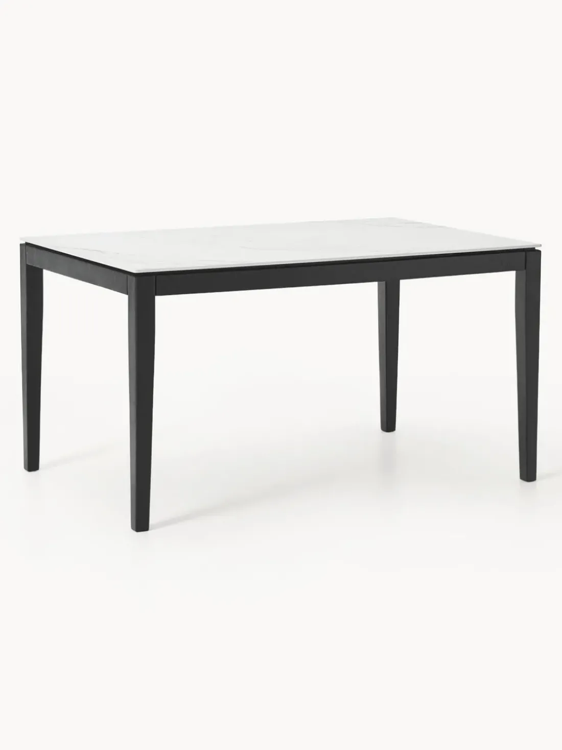 Mesa de comedor con tablero en look mármol Jackson, tamaños diferentes