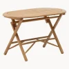 Mesa de comedor de madera de acacia Dandara