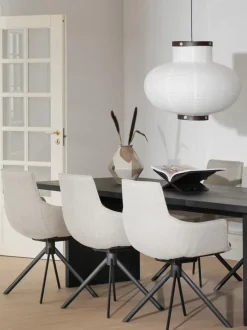 Mesa de comedor de madera de fresno Emmett, 240 x 95 cm