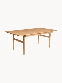 Mesa de comedor de madera de haya CH327, 248 x 62 cm