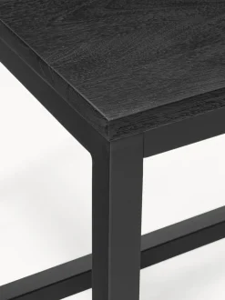 Mesa de comedor de madera de mango Raw
