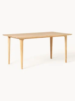 Mesa de comedor de madera de roble maciza Archie, tamaños diferentes