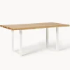 Mesa de comedor de madera de roble Oliver, tamaños diferentes