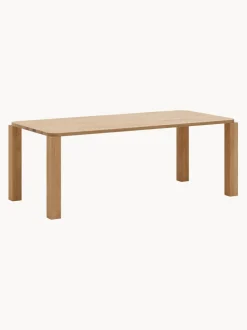 Mesa de comedor de madera de roble Atlas, tamaños diferentes