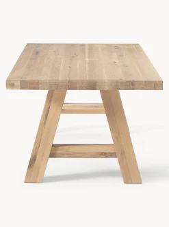 Mesa de comedor de madera de roble Ashton, tamaños diferentes