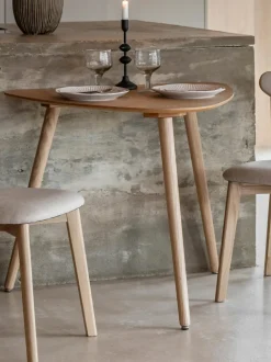 Mesa de comedor de madera Hatfield, 80 x 90 cm