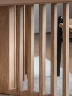 Mesa de comedor de madera Okayama, 200 x 100 cm