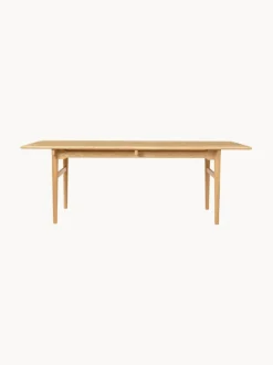 Mesa de comedor de madera roble CH327, 248 x 62 cm
