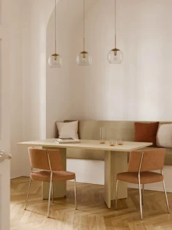 Mesa de comedor de madera Toni, tamaños diferentes
