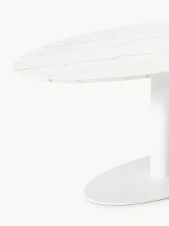 Mesa de comedor de mármol ovalada Miley