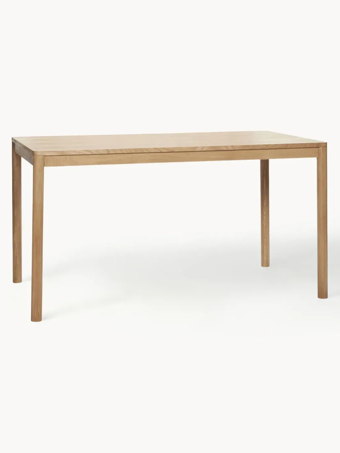 Mesa de comedor de roble Acorn, 140 x 80 cm