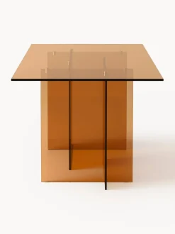 Mesa de comedor de vidrio Anouk, tamaños diferentes