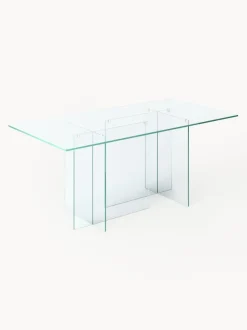 Mesa de comedor de vidrio Anouk, tamaños diferentes