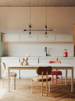 Mesa de comedor en look mármol Jackson, tamaños diferentes