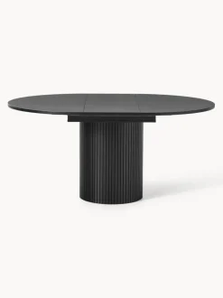 Mesa de comedor extensible acanalada Filo, 120 - 160 x 75 cm