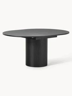 Mesa de comedor extensible acanalada Filo, 120 - 160 x 75 cm