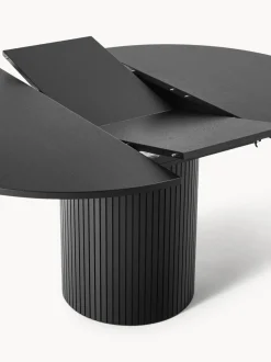 Mesa de comedor extensible acanalada Filo, 120 - 160 x 75 cm