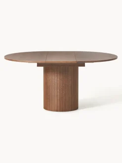 Mesa de comedor extensible acanalada Filo, 120 - 160 x 75 cm