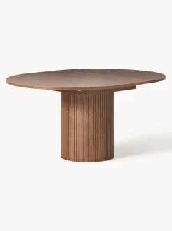 Mesa de comedor extensible acanalada Filo, 120 - 160 x 75 cm