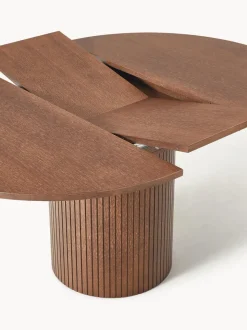 Mesa de comedor extensible acanalada Filo, 120 - 160 x 75 cm